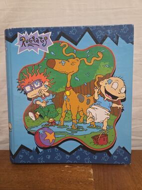 Nickelodeon’s Rugrats 3-ring Binder  Tommy And Spike 1990s Vintage